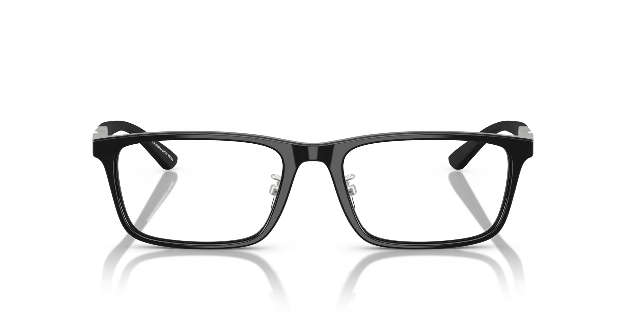 Emporio Armani EA3251D 5017 Montature da vista Acetato Nero Squadrata Normale - immagine 3