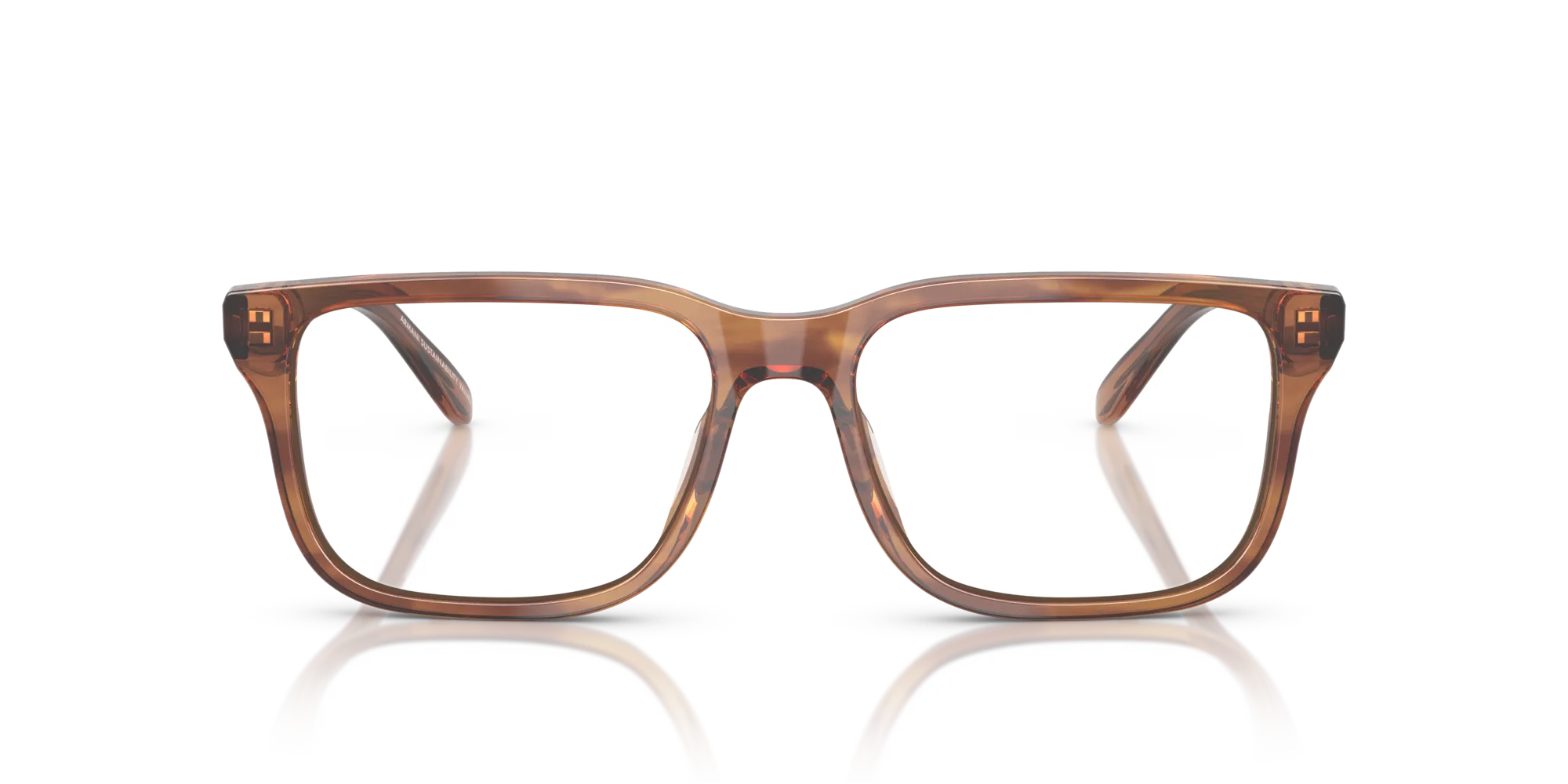 Emporio Armani EA3250U 6203 Montature da vista Acetato Marrone Squadrata Normale - immagine 3