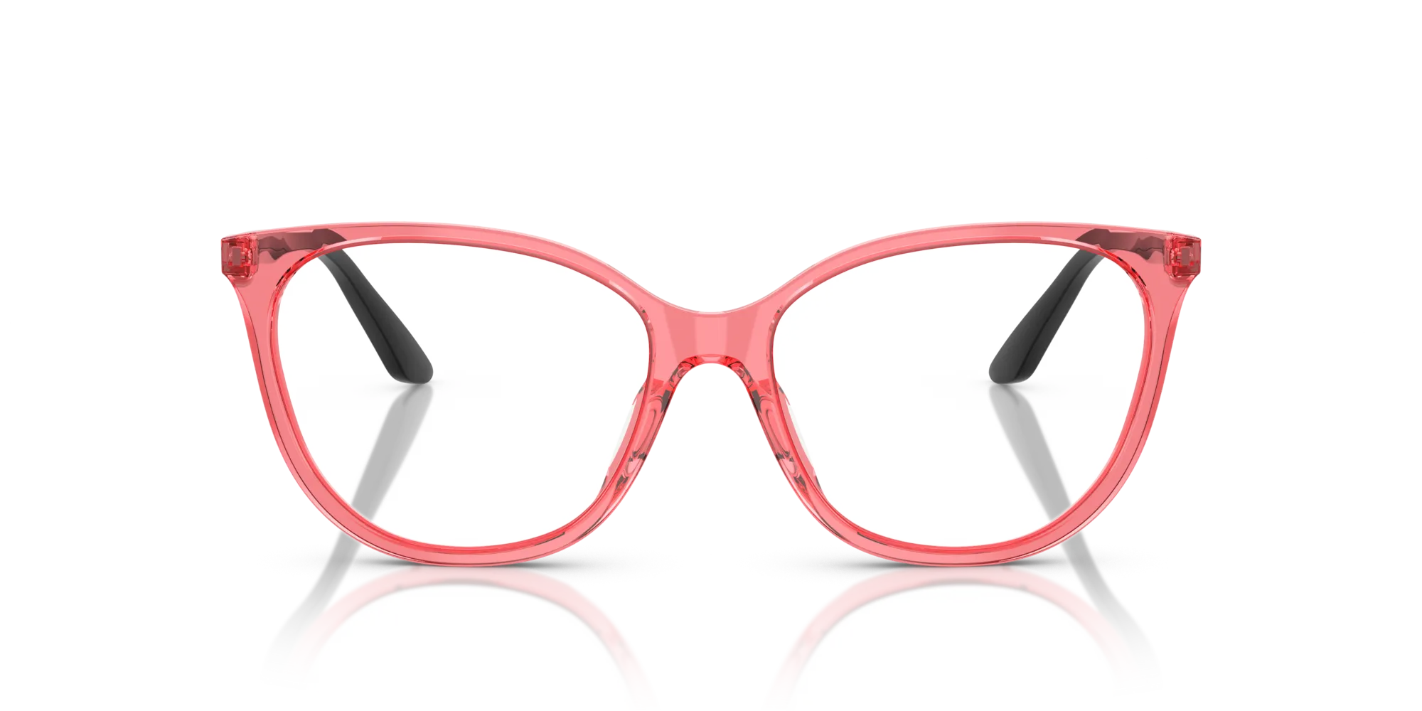 Emporio Armani EA3249U 6198 Montature da vista Acetato Rosso Cat Eye Normale - immagine 3