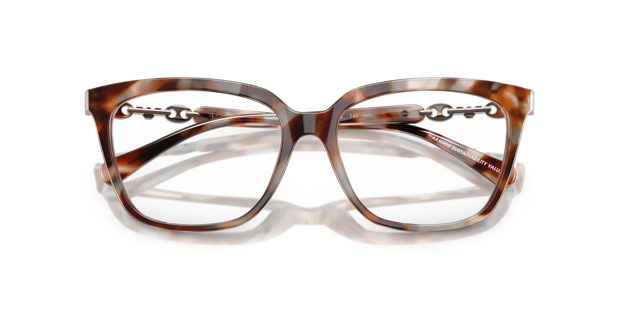 Emporio Armani EA3248 6195 Montature da vista Acetato Tartaruga Cat Eye Normale - immagine 2