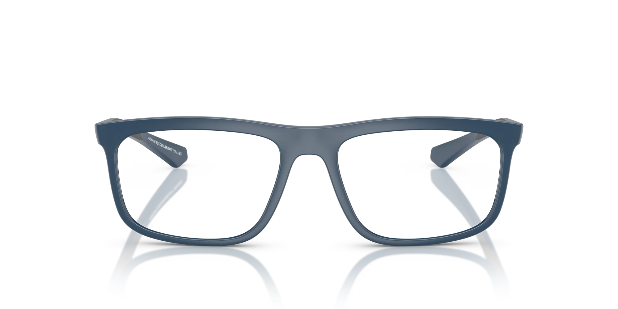 Emporio Armani EA3246 6185 Montature da vista Iniettato Blu Squadrata Normale - immagine 3
