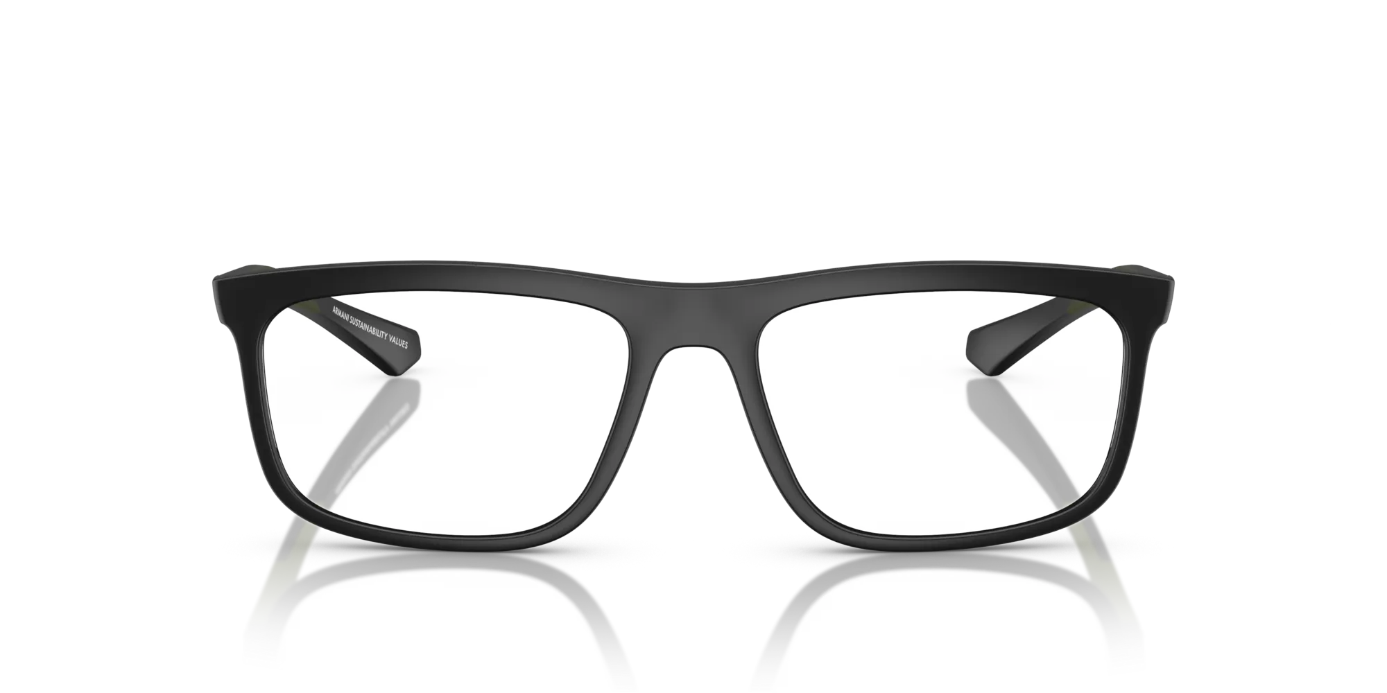 Emporio Armani EA3246 5001 Montature da vista Iniettato Nero Squadrata Normale - immagine 3