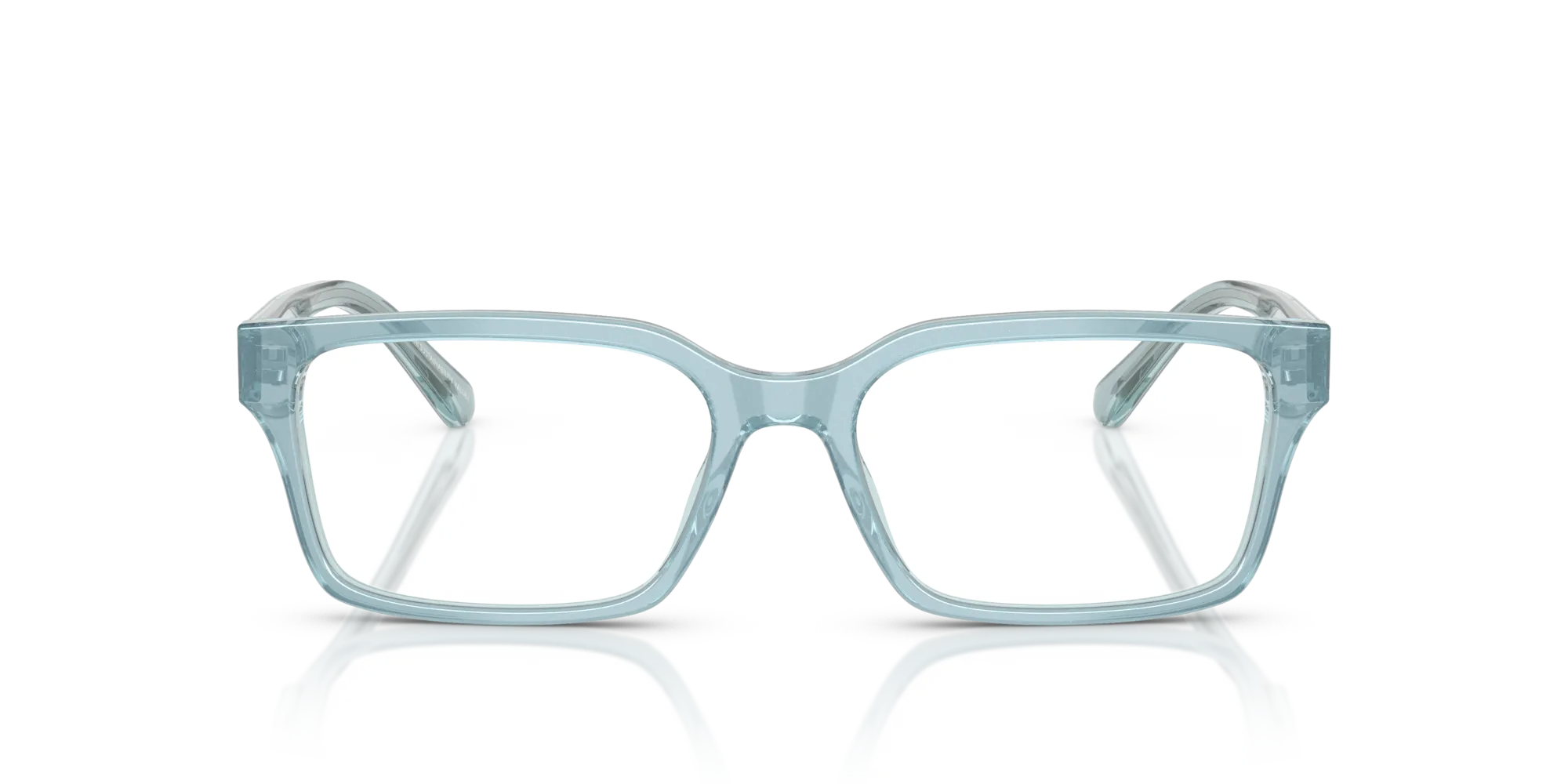 Emporio Armani EA3244 6178 Montature da vista Acetato Azzurro Squadrata Normale - immagine 3