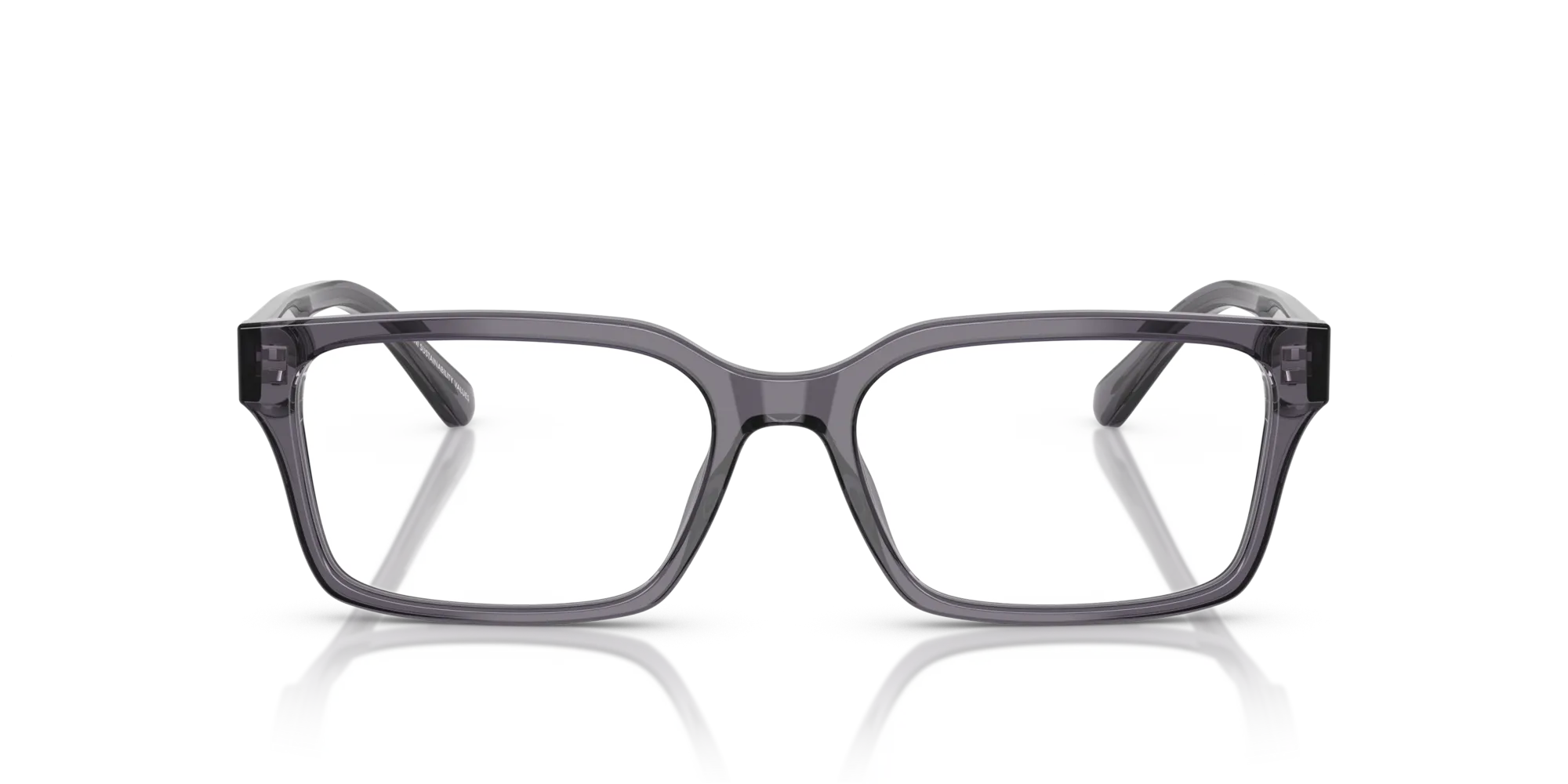 Emporio Armani EA3244 6106 Montature da vista Acetato Grigio Squadrata Normale - immagine 3
