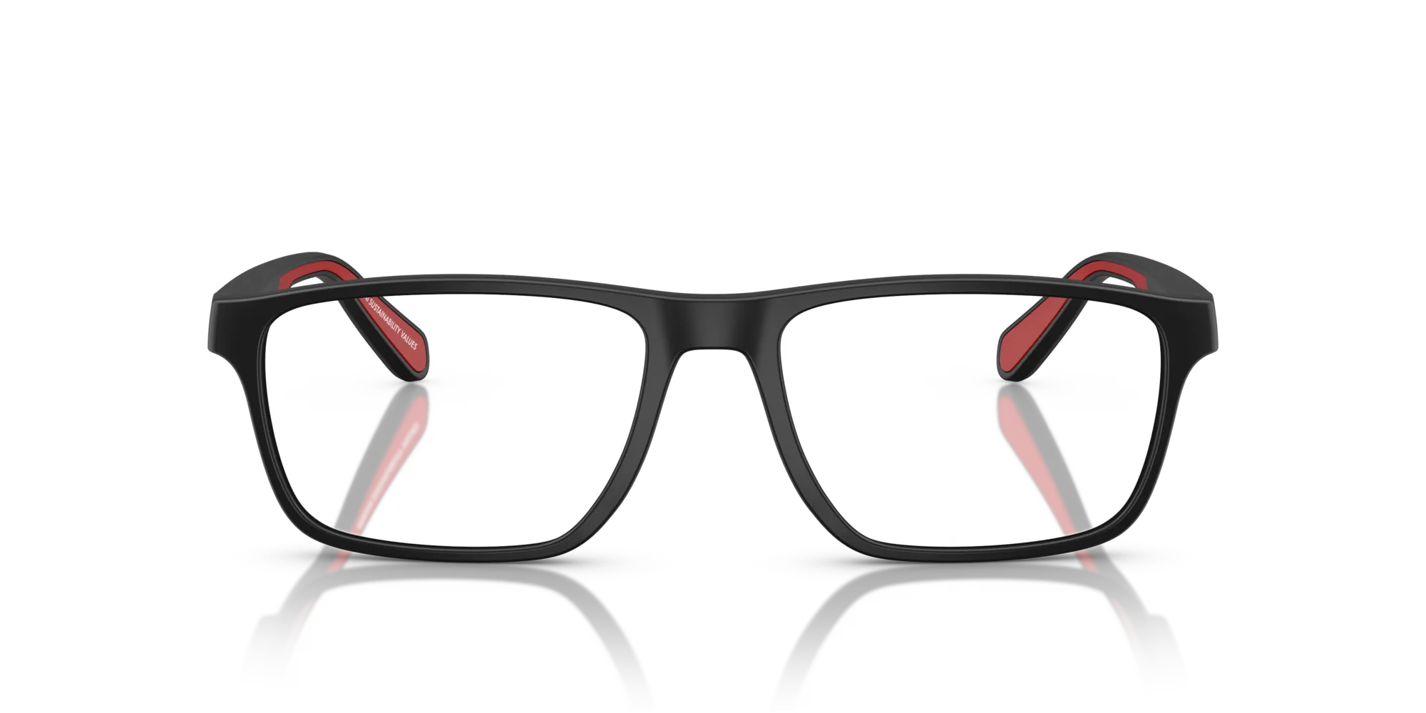 Emporio Armani EA3233 5997 Montature da vista Iniettato Nero Squadrata Normale - immagine 3