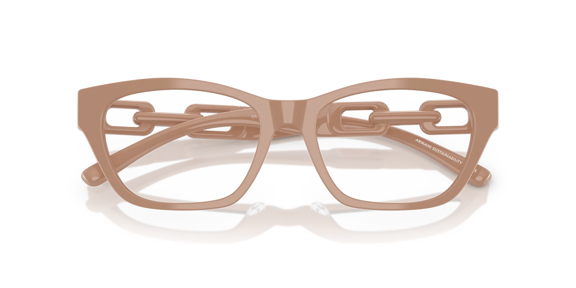 Emporio Armani EA3223U 5146 Montature da vista Acetato Marrone Cat Eye Normale - immagine 2