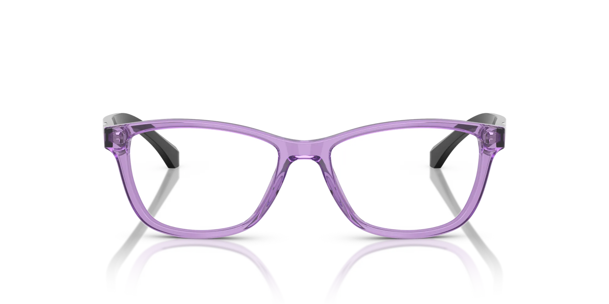 Emporio Armani EA3099 6197 Montature da vista Acetato Viola Cat Eye Normale - immagine 3