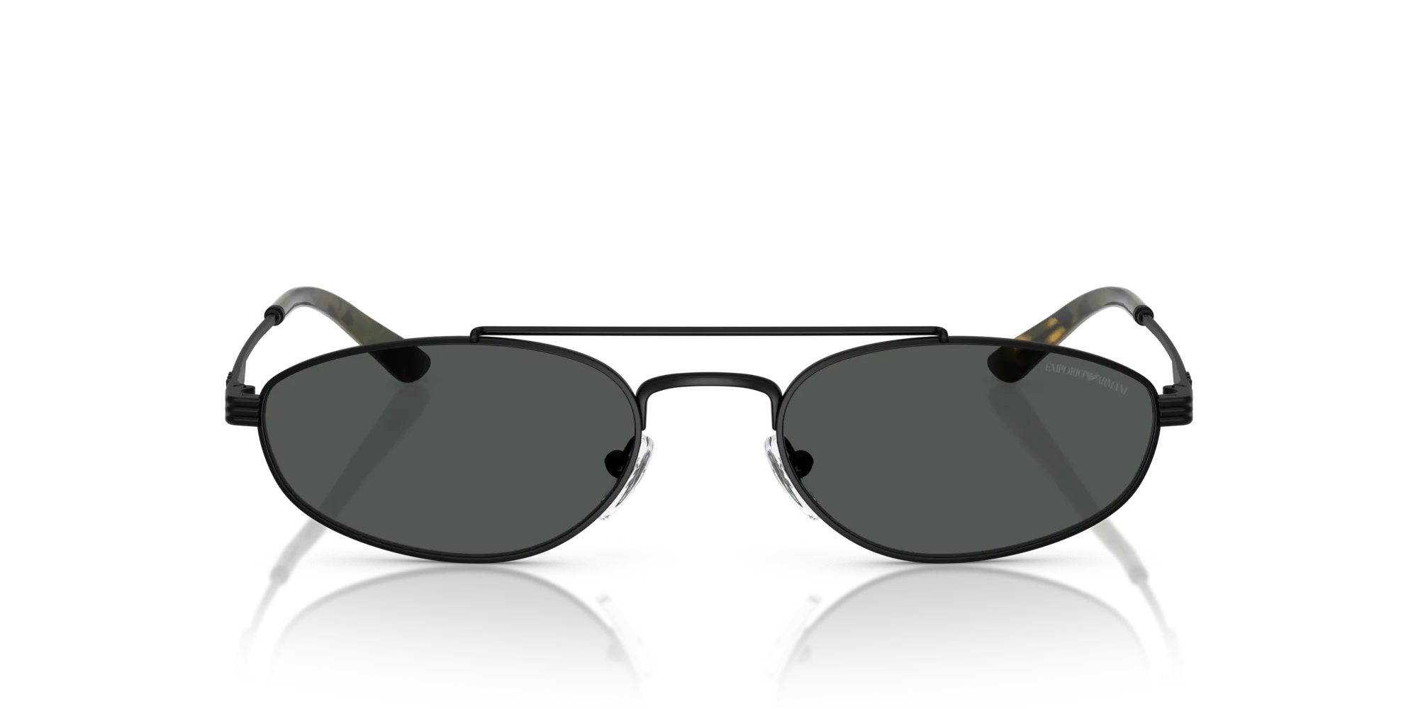 Emporio Armani EA2157 300187 Occhiali da sole Metallo Nero Grigio Pilot Normale - immagine 3