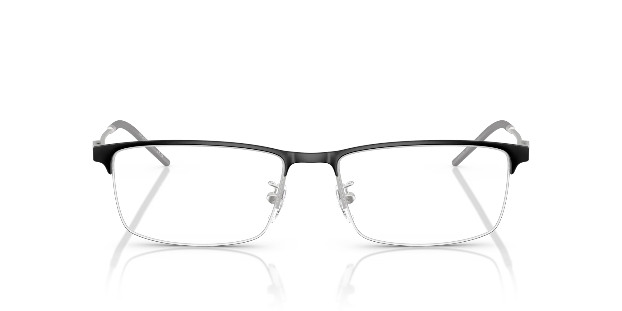 Emporio Armani EA1168D 3061 Montature da vista Metallo Nero Squadrata Normale - immagine 3