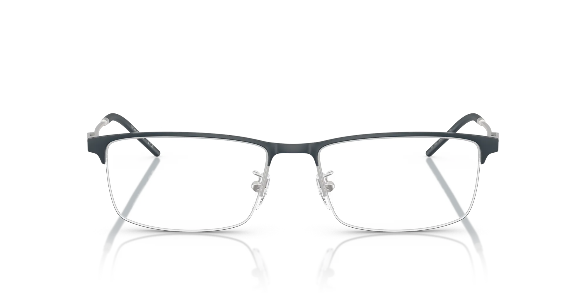 Emporio Armani EA1168D 3042 Montature da vista Metallo Blu Squadrata Normale - immagine 3