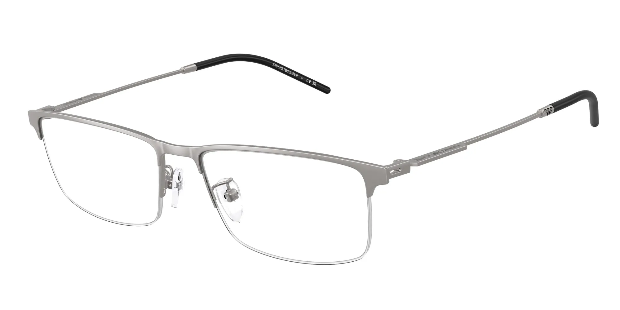 Emporio Armani EA1168D 3003 Montature da vista Metallo Grigio Squadrata Normale - immagine 1