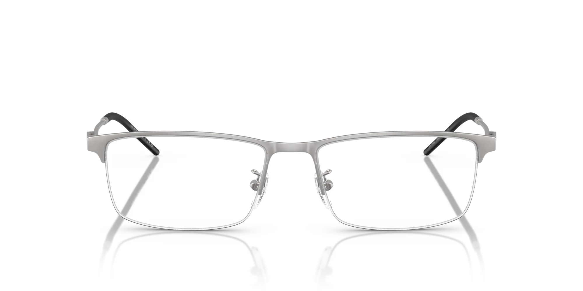 Emporio Armani EA1168D 3003 Montature da vista Metallo Grigio Squadrata Normale - immagine 3