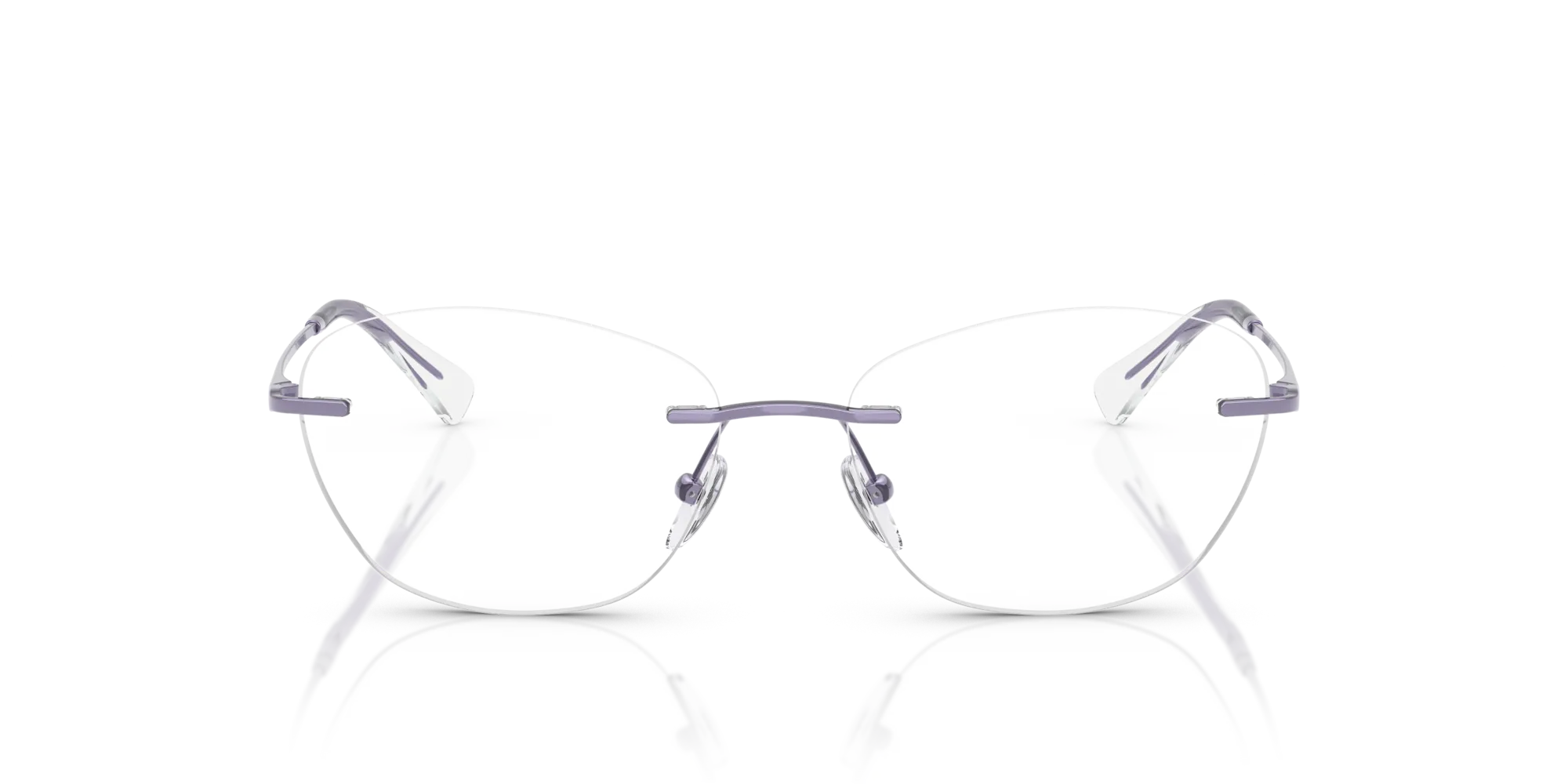 Emporio Armani EA1167 3383 Montature da vista Metallo Viola Pantos Normale - immagine 3