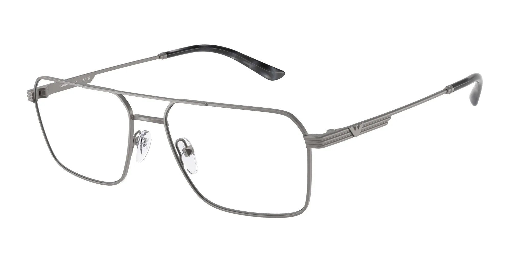 Emporio Armani EA1166 3003 Montature da vista Metallo Grigio Squadrata Normale - immagine 1