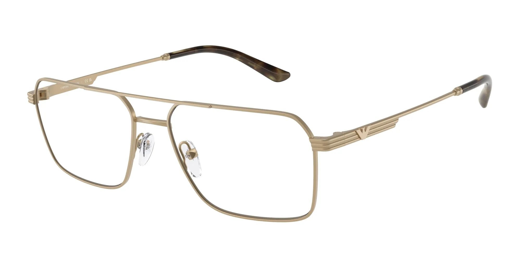 Emporio Armani EA1166 3002 Montature da vista Metallo Oro Squadrata Normale - immagine 1