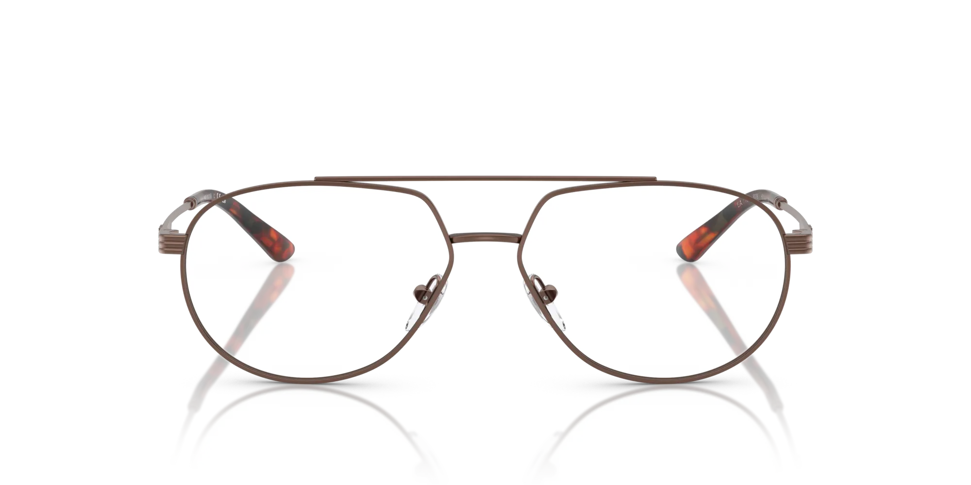 Emporio Armani EA1165 3006 Montature da vista Metallo Bronzo Pilot Normale - immagine 3