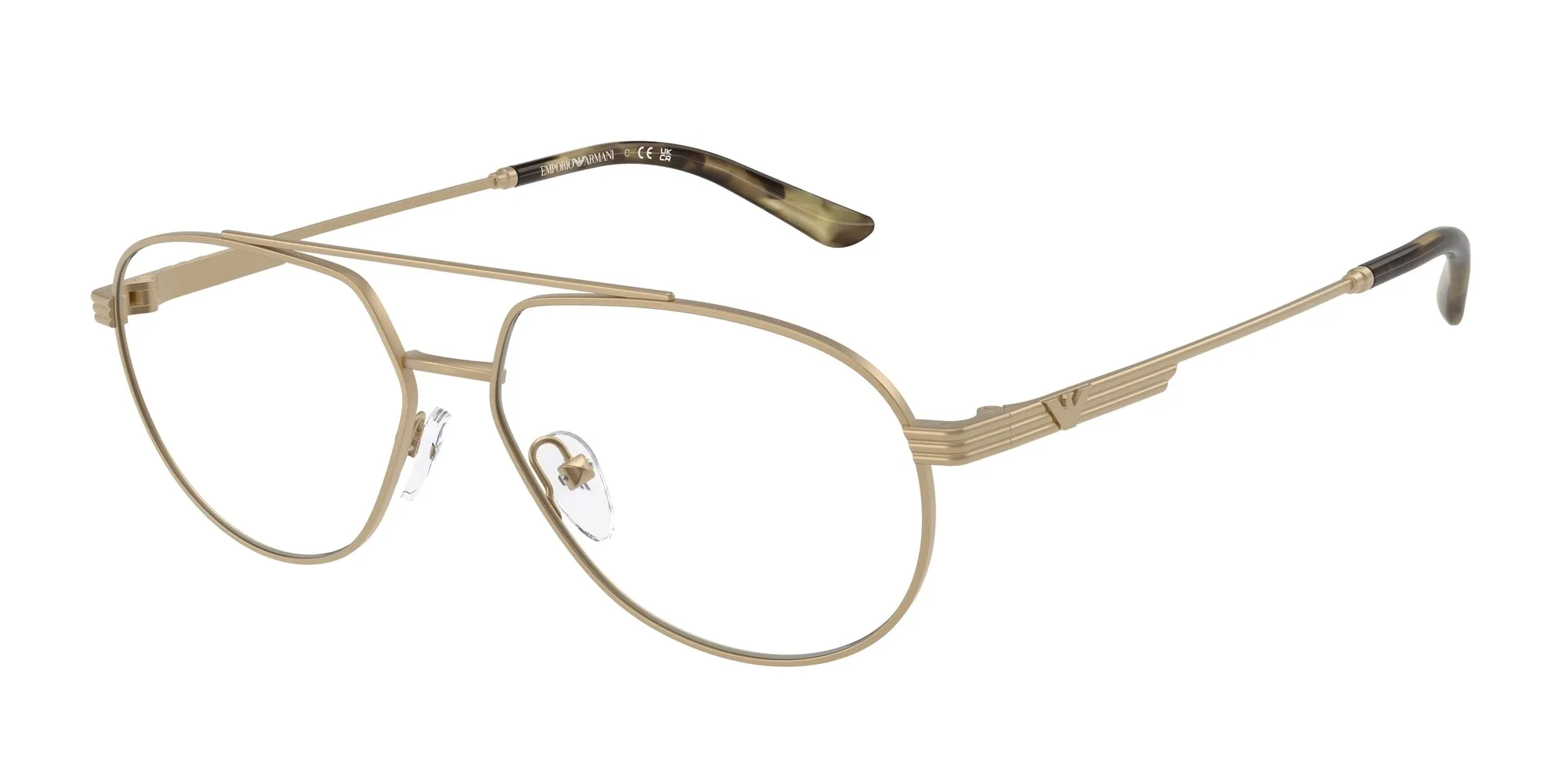 Emporio Armani EA1165 3002 Montature da vista Metallo Oro Pilot Normale - immagine 1