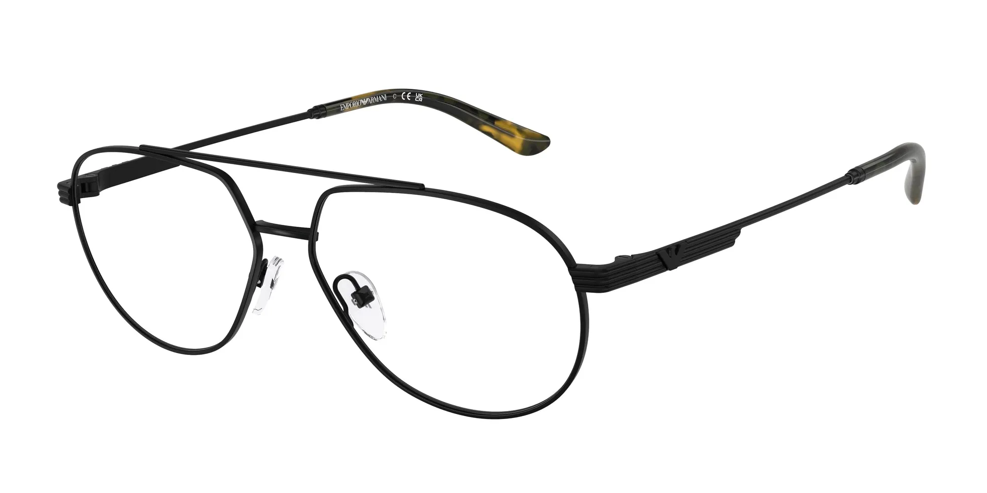 Emporio Armani EA1165 3001 Montature da vista Metallo Nero Pilot Normale - immagine 1