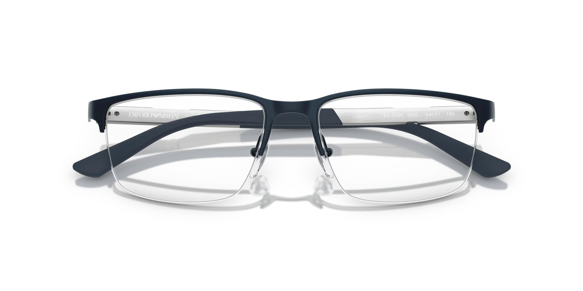 Emporio Armani EA1164 3042 Montature da vista Metallo Blu Squadrata Normale - immagine 2