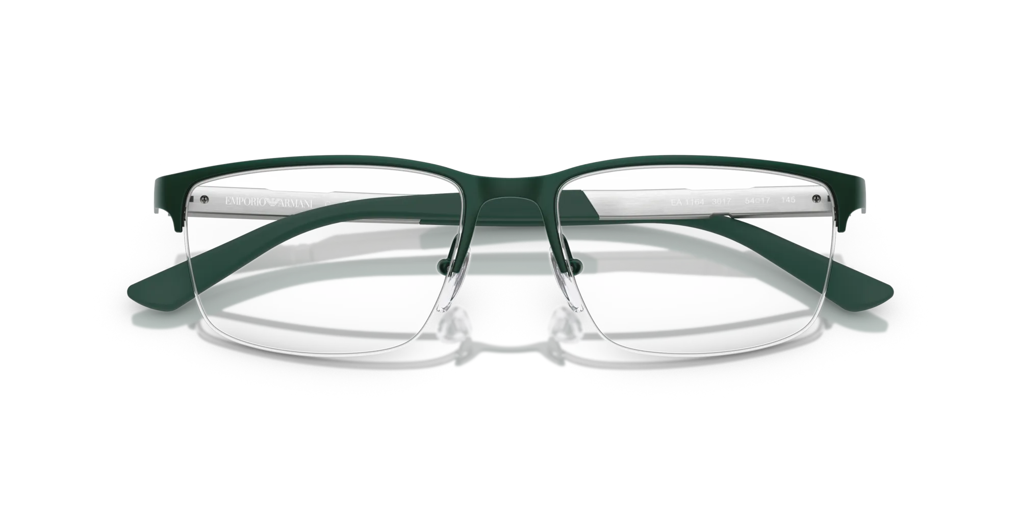 Emporio Armani EA1164 3017 Montature da vista Metallo Verde Squadrata Normale - immagine 2