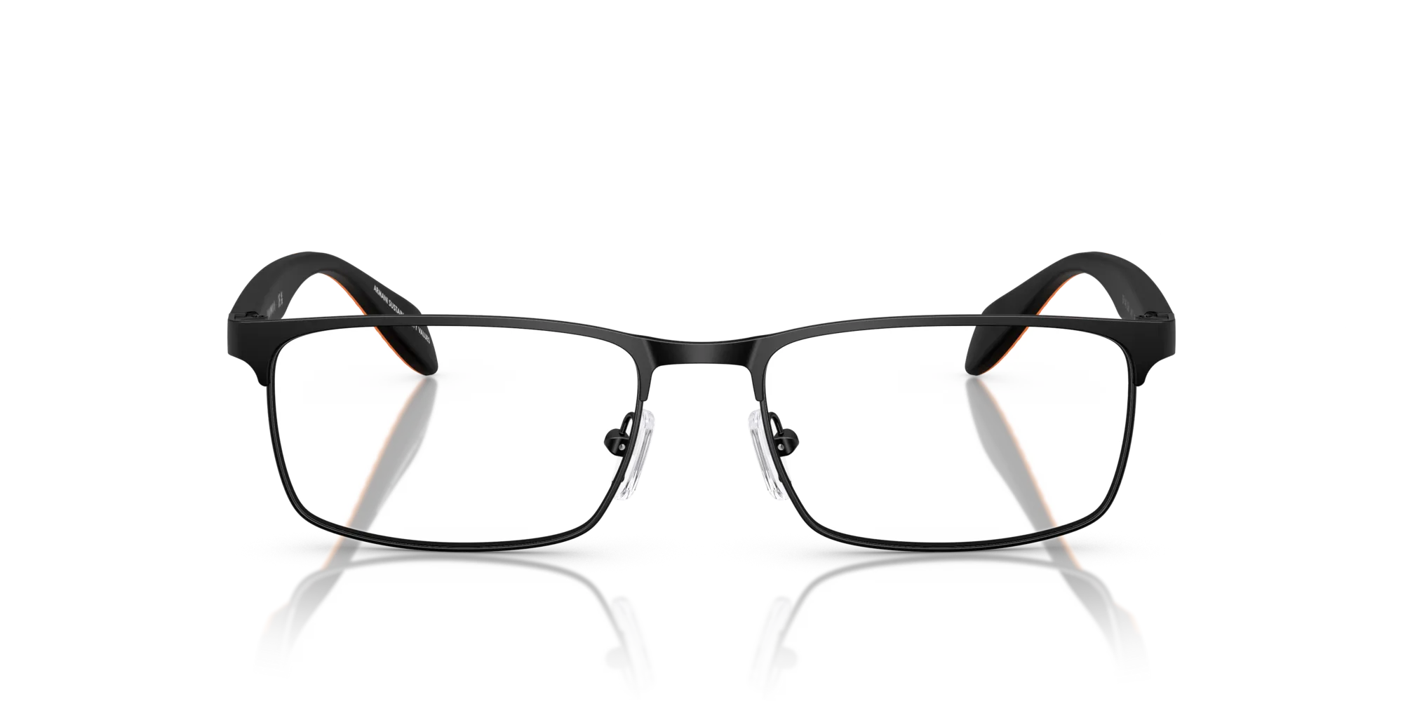 Emporio Armani EA1149 3226 Montature da vista Metallo Nero Squadrata Normale - immagine 3