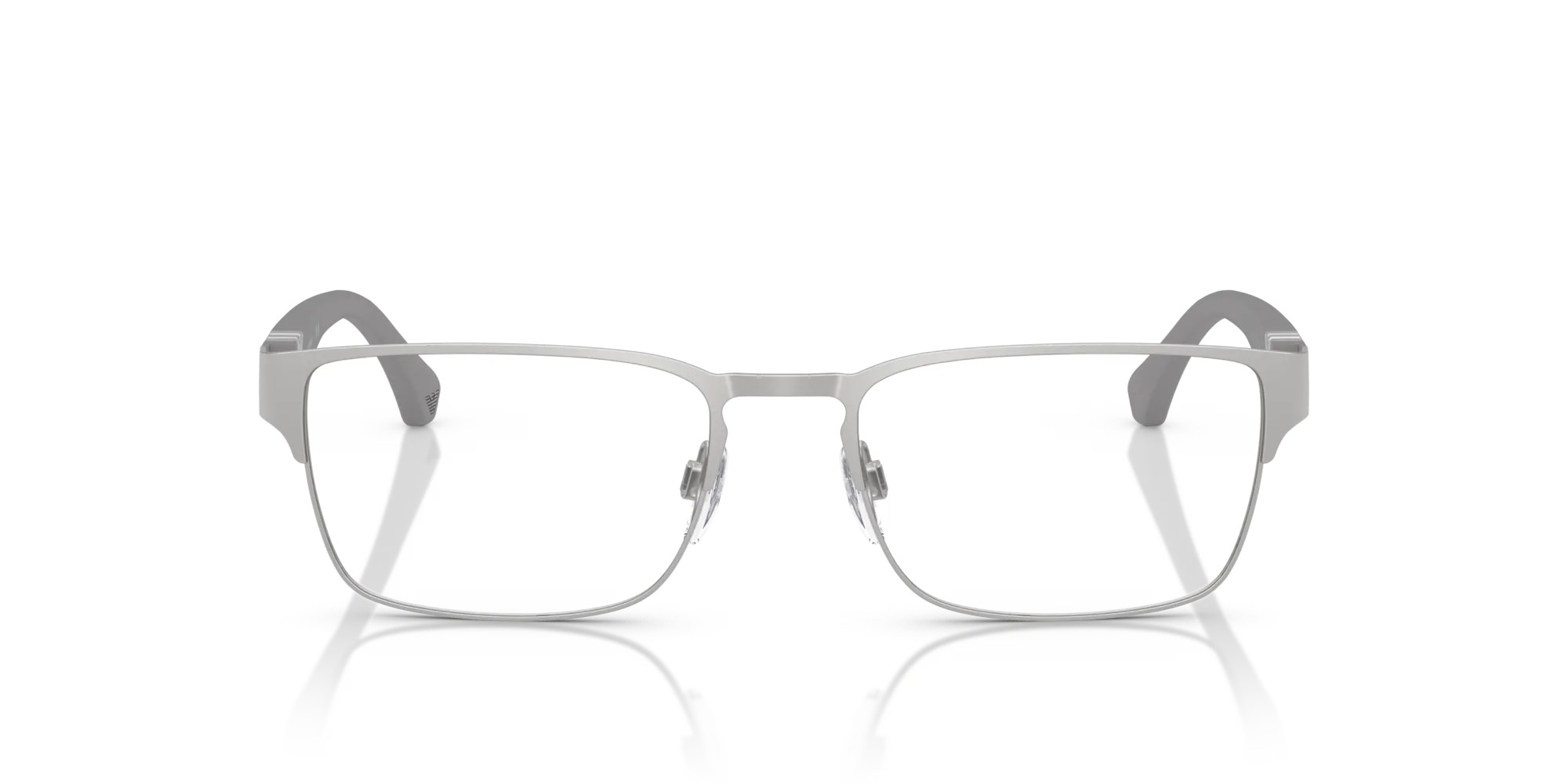 Emporio Armani EA1027 3036 Montature da vista Metallo Argento Squadrata Normale - immagine 3