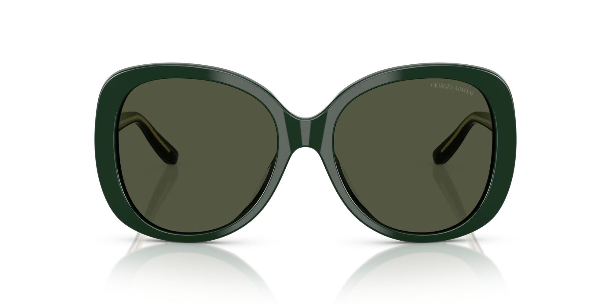 Giorgio Armani AR8229U 617331 Occhiali da sole Acetato Verde Verde Rotonda Normale - immagine 3