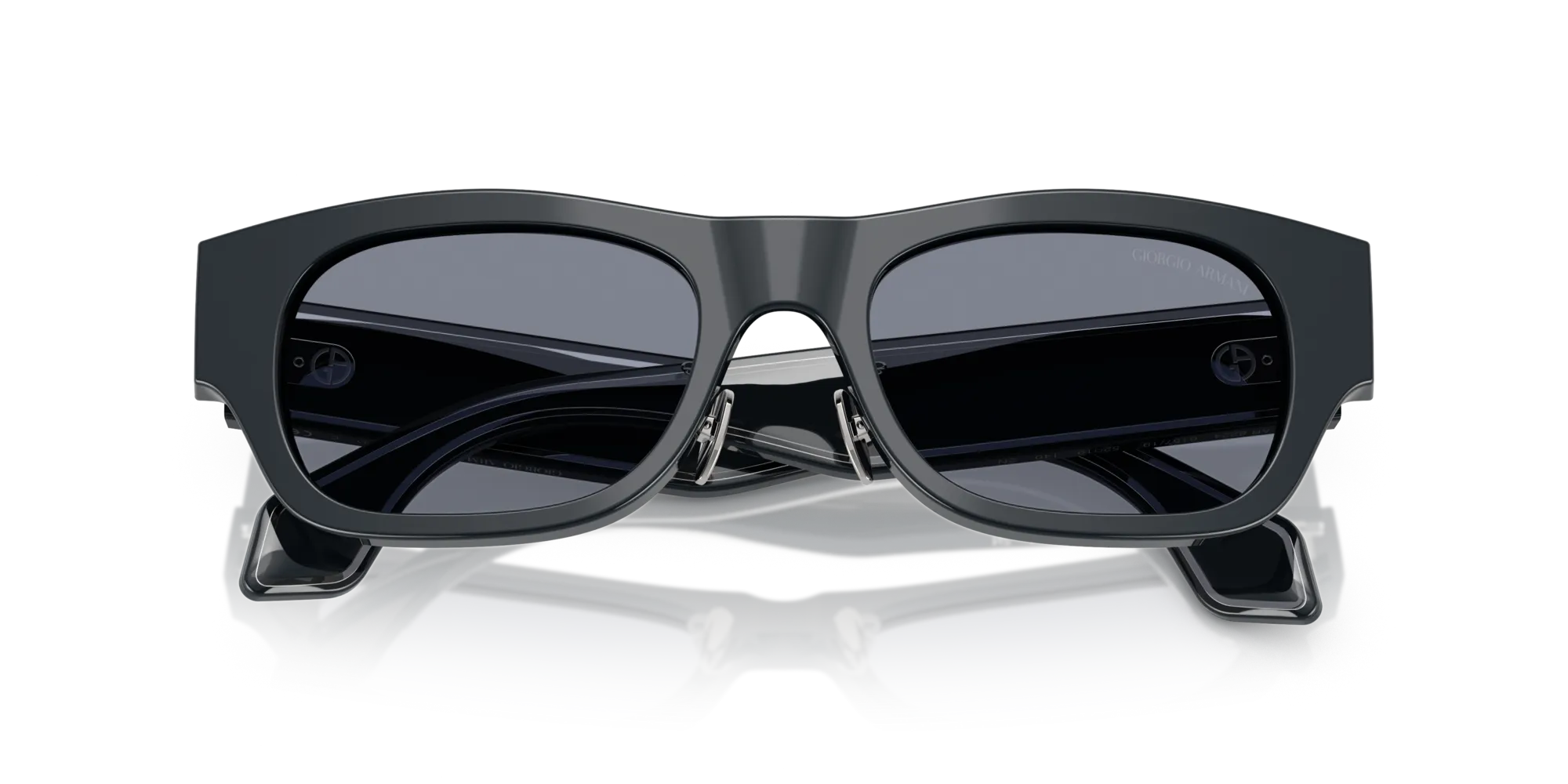 Giorgio Armani AR8224 615719 Occhiali da sole Acetato Blu Blu Pillow Normale - immagine 2