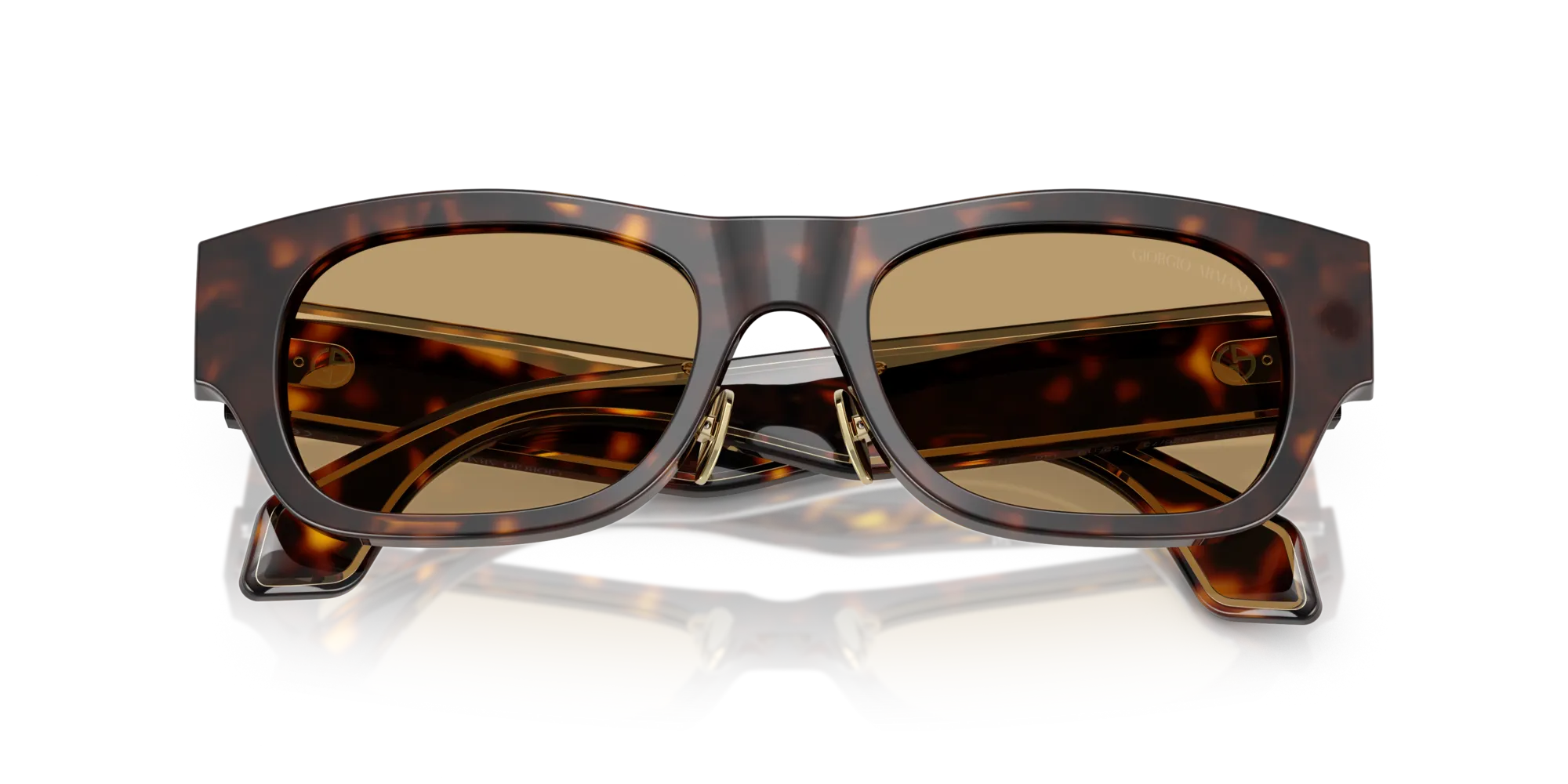 Giorgio Armani AR8224 502673 Occhiali da sole Acetato Tartaruga Marrone Pillow Normale - immagine 2