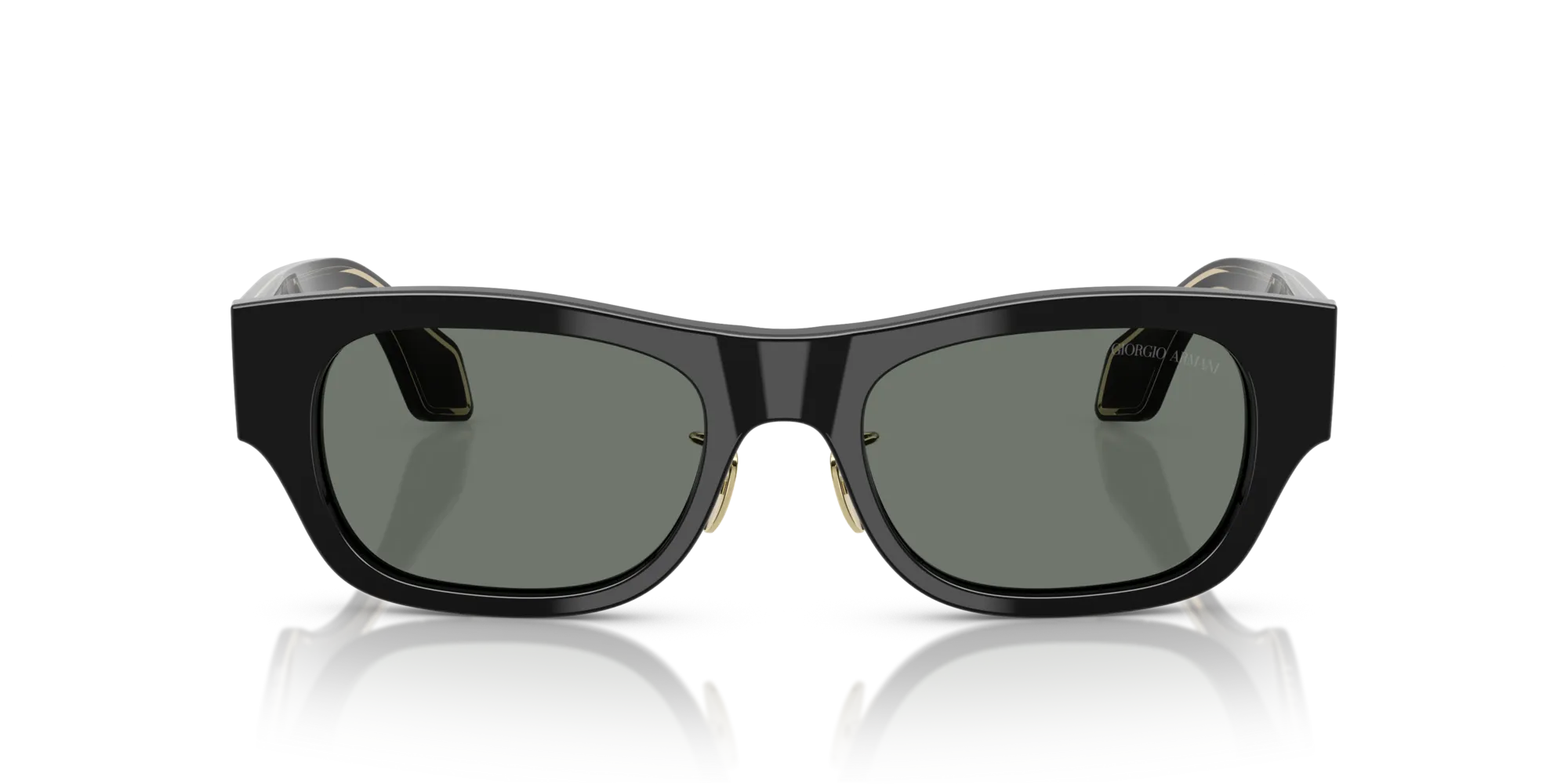 Giorgio Armani AR8224 500111 Occhiali da sole Acetato Nero Grigio Pillow Normale - immagine 3