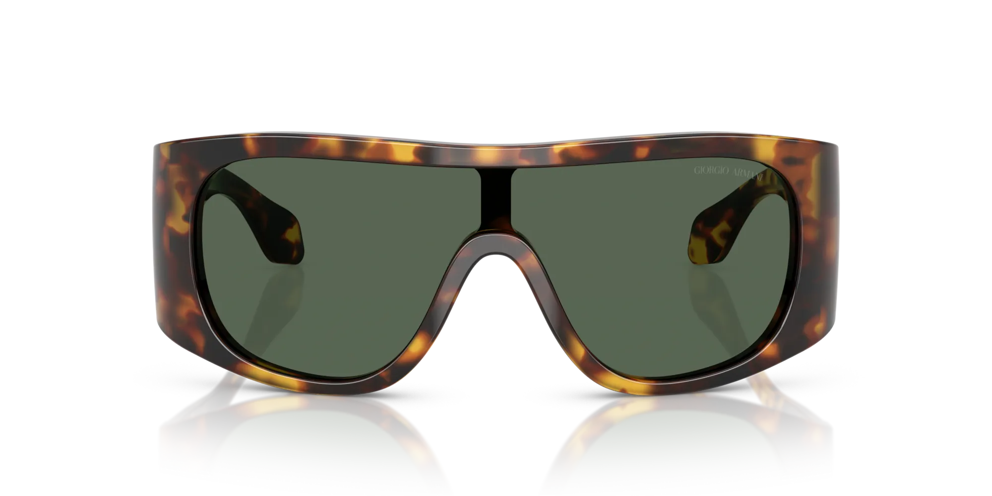 Giorgio Armani AR8222U 509271 Occhiali da sole Acetato Tartaruga Verde Squadrata Normale - immagine 3