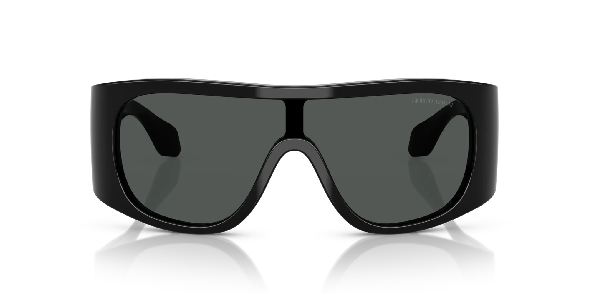 Giorgio Armani AR8222U 500187 Occhiali da sole Acetato Nero Grigio Squadrata Normale - immagine 3