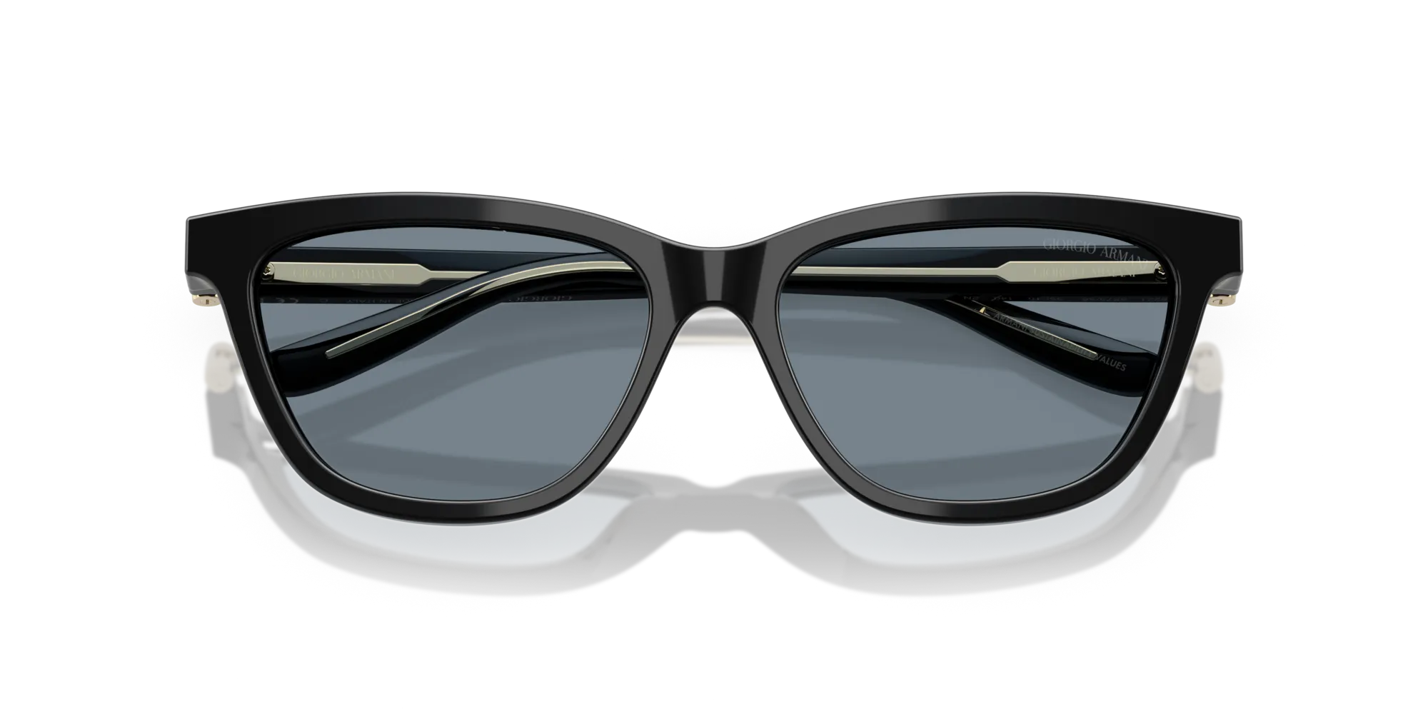 Giorgio Armani AR8221 587556 Occhiali da sole Acetato Nero Blu Cat Eye Normale - immagine 2