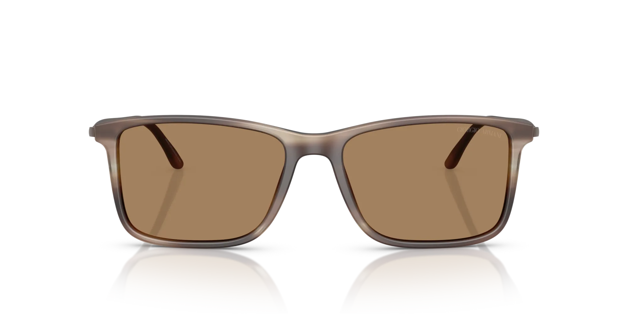 Giorgio Armani AR8218 6167M4 Occhiali da sole Acetato Marrone Marrone Squadrata Fotocromatiche - immagine 3