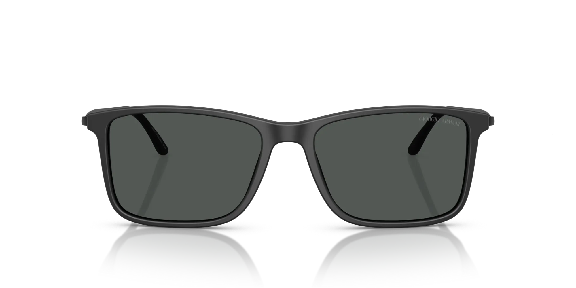 Giorgio Armani AR8218 587587 Occhiali da sole Acetato Nero Grigio Squadrata Normale - immagine 3