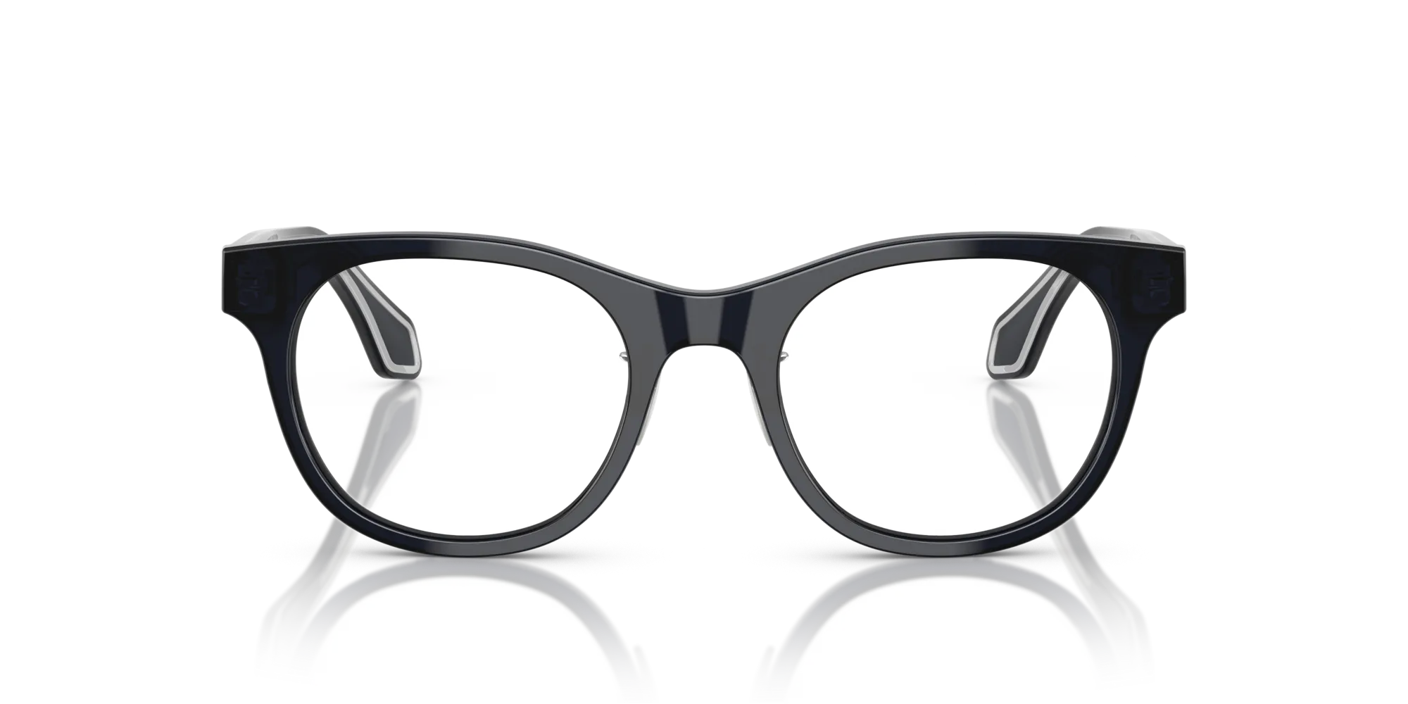Giorgio Armani AR7269 6160 Montature da vista Acetato Blu Rotonda Normale - immagine 3
