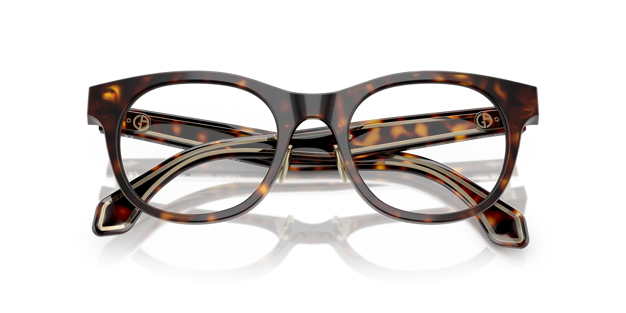 Giorgio Armani AR7269 5026 Montature da vista Acetato Tartaruga Rotonda Normale - immagine 2
