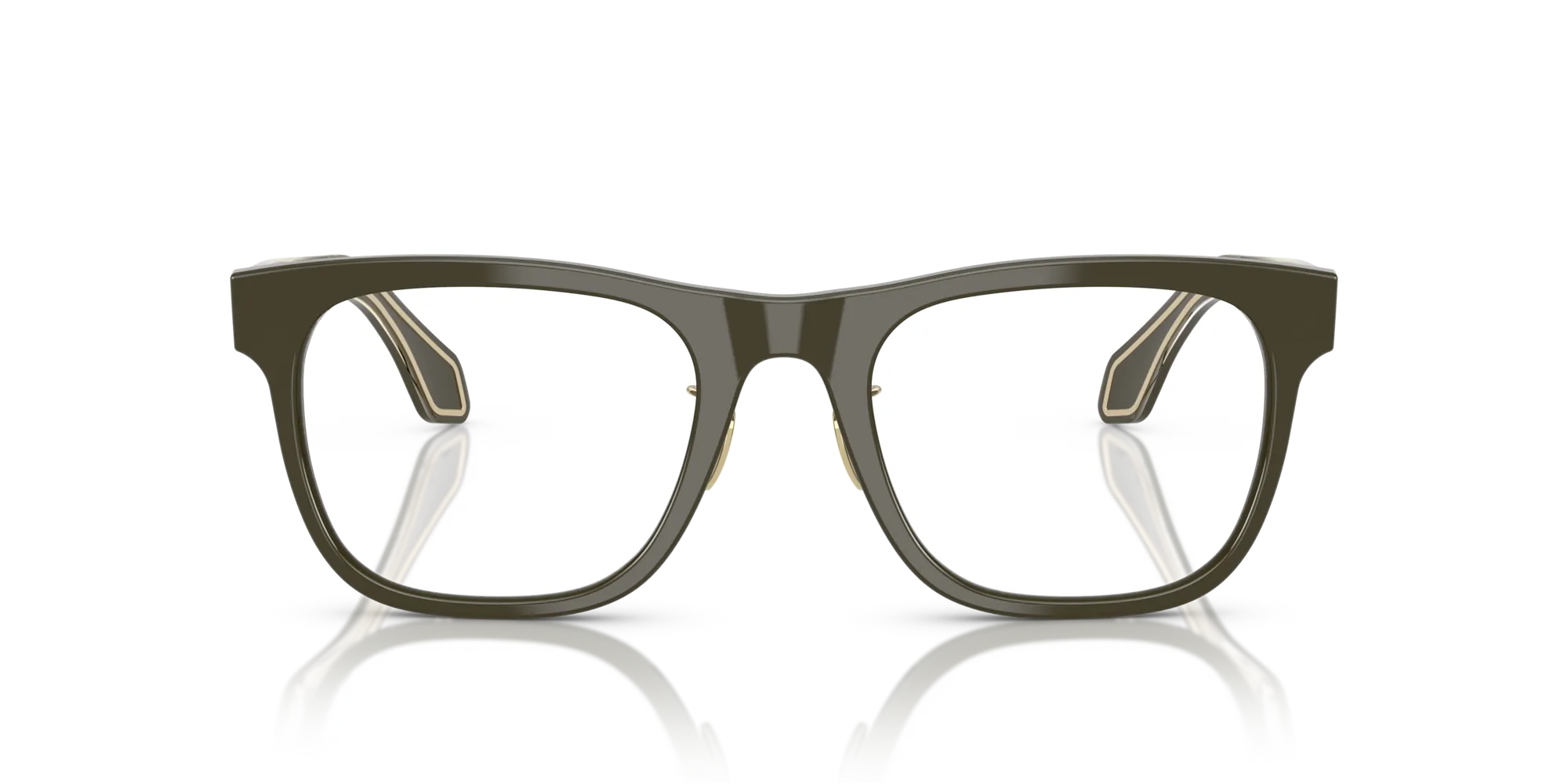 Giorgio Armani AR7268 6158 Montature da vista Acetato Verde Squadrata Normale - immagine 3
