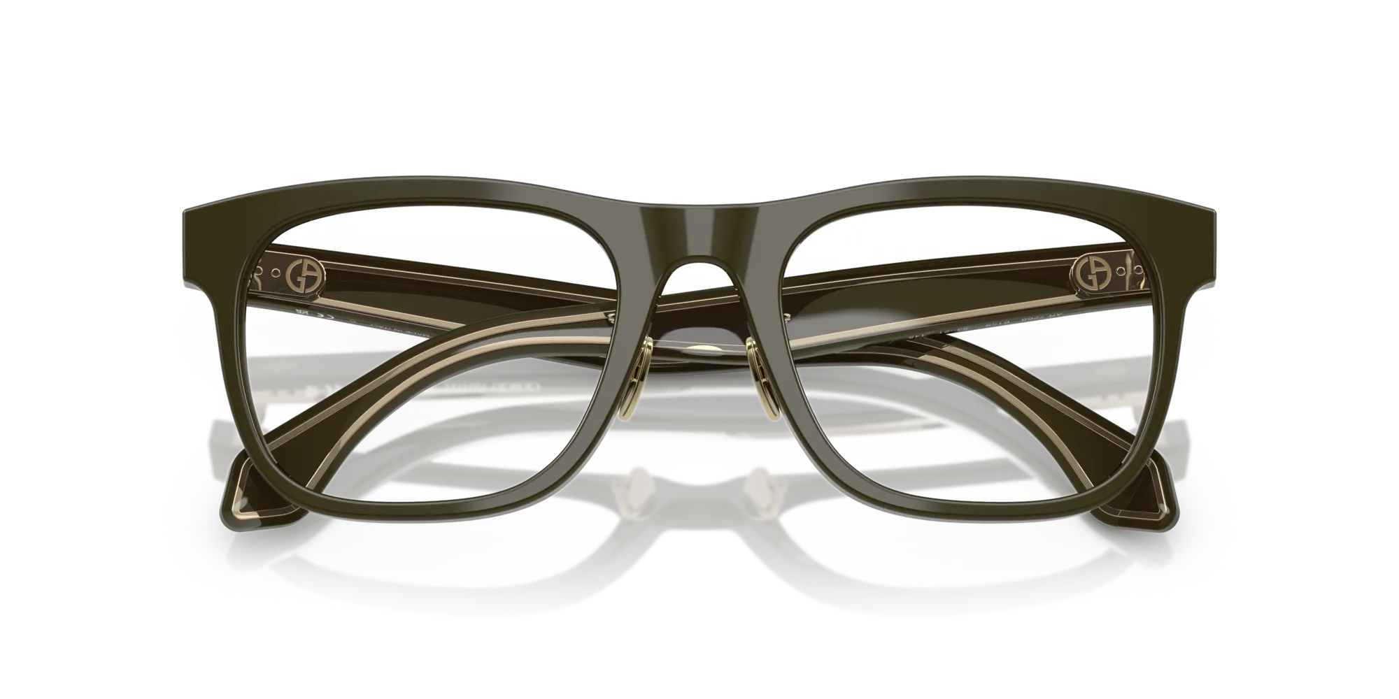 Giorgio Armani AR7268 6158 Montature da vista Acetato Verde Squadrata Normale - immagine 2
