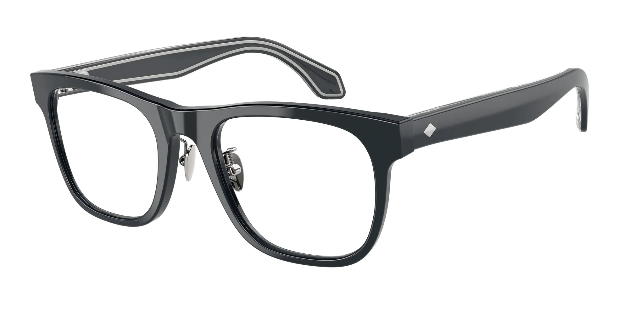 Giorgio Armani AR7268 6157 Montature da vista Acetato Blu Squadrata Normale - immagine 1