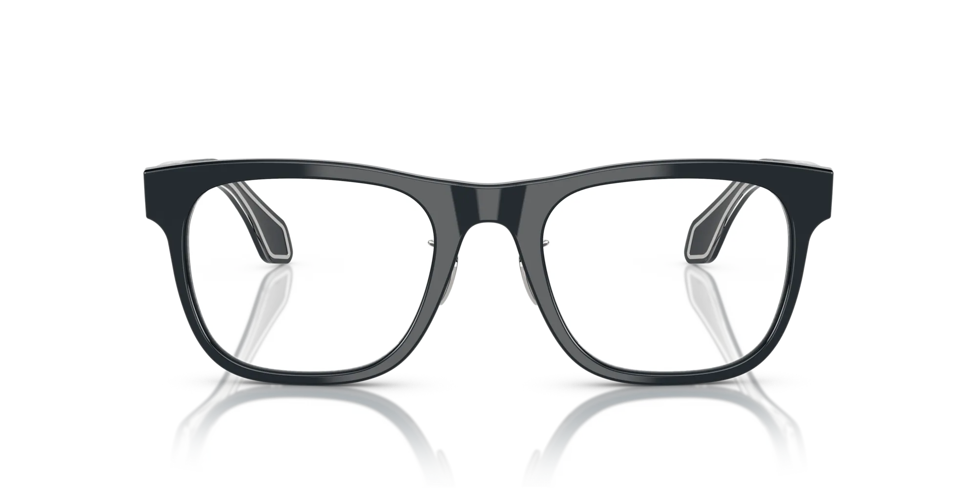 Giorgio Armani AR7268 6157 Montature da vista Acetato Blu Squadrata Normale - immagine 3