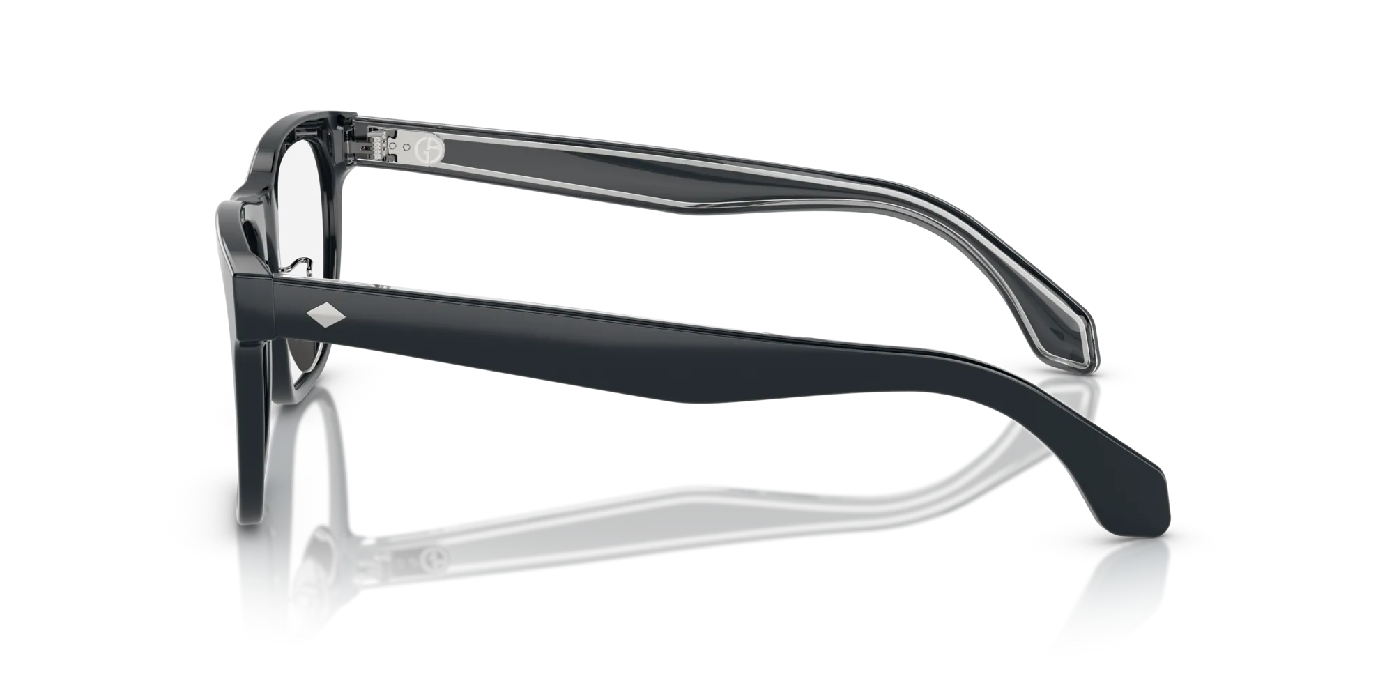 Giorgio Armani AR7268 6157 Montature da vista Acetato Blu Squadrata Normale - immagine 4