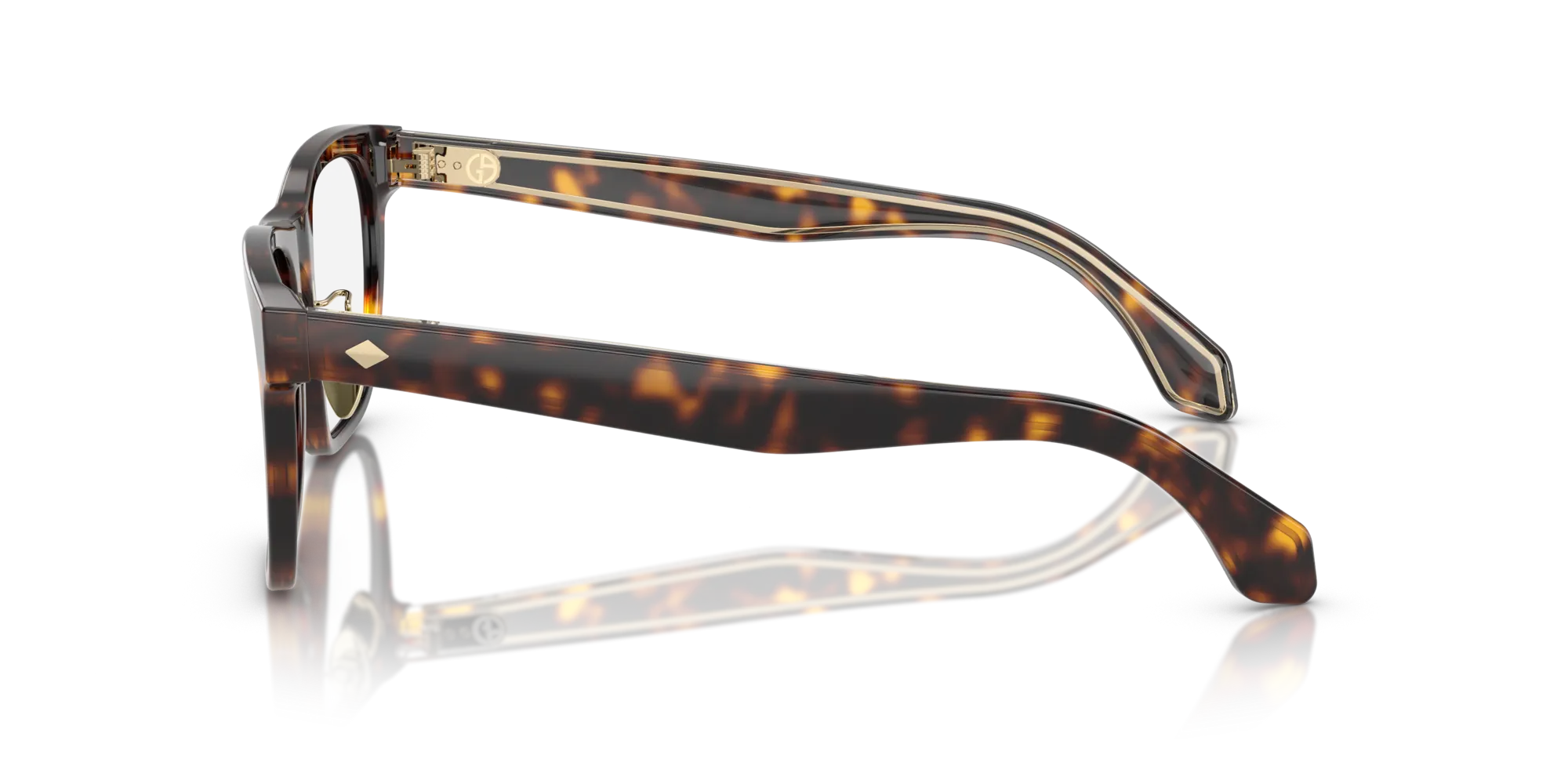 Giorgio Armani AR7268 5026 Montature da vista Acetato Tartaruga Squadrata Normale - immagine 4