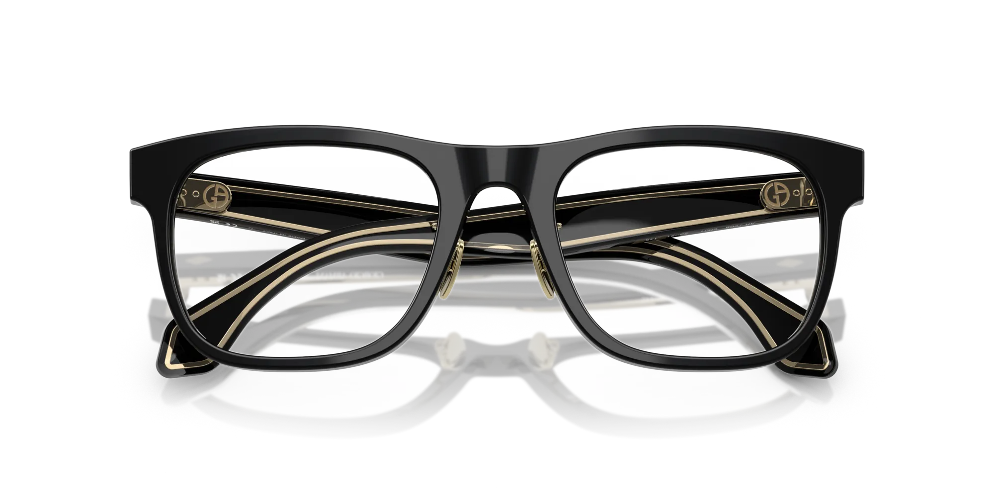 Giorgio Armani AR7268 5001 Montature da vista Acetato Nero Squadrata Normale - immagine 2