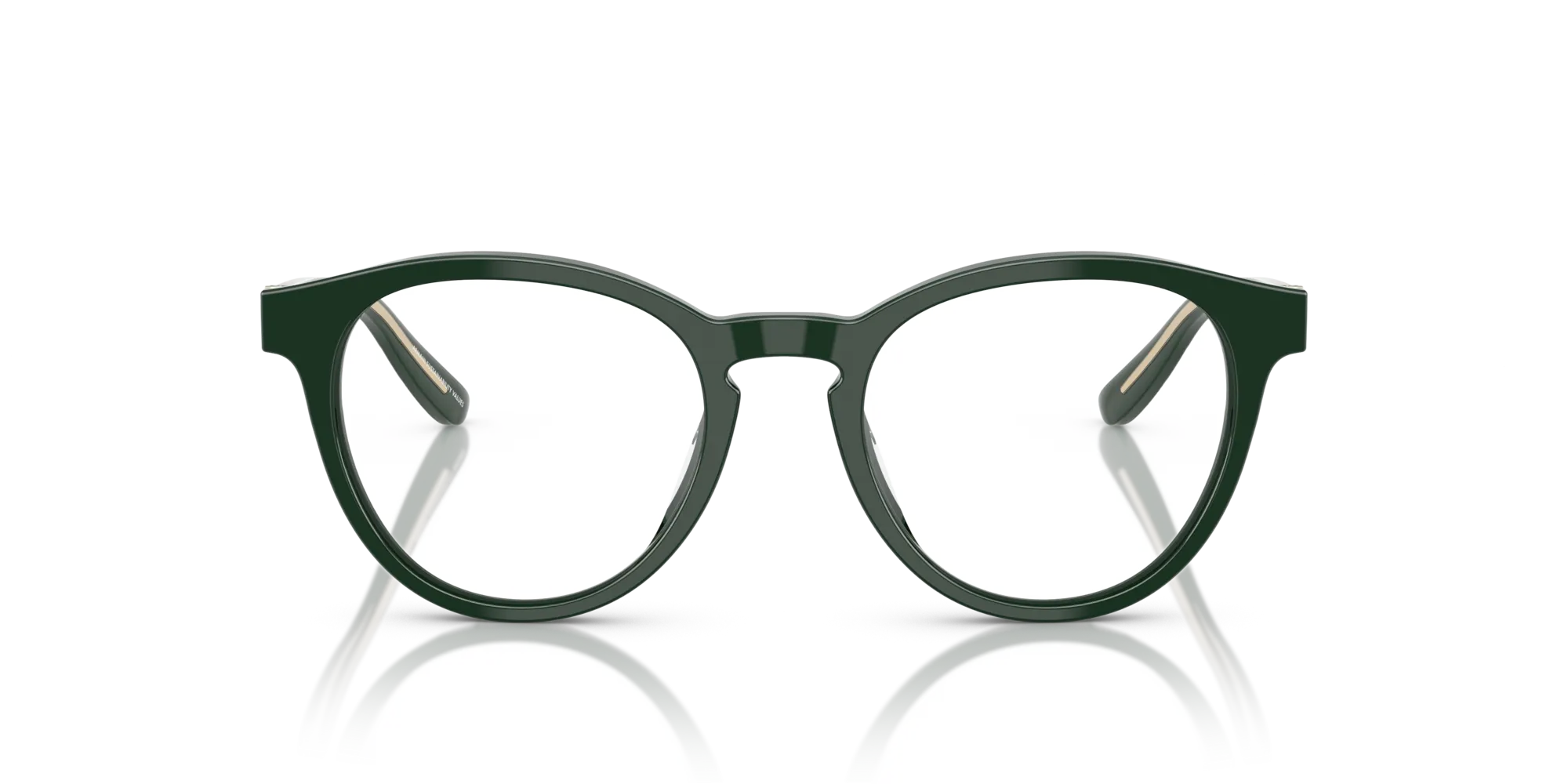 Giorgio Armani AR7266U 6173 Montature da vista Acetato Verde Trasparente Pantos Normale - immagine 3