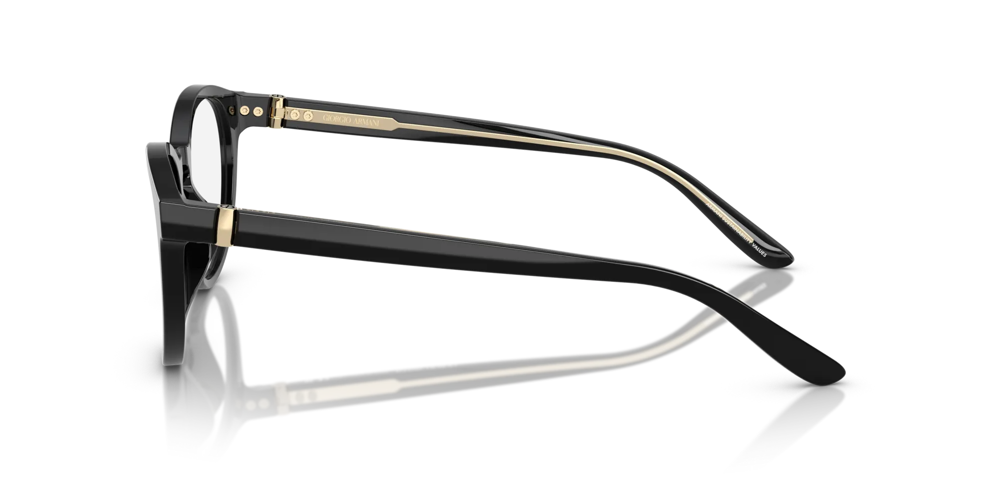 Giorgio Armani AR7266U 5875 Montature da vista Acetato Nero Pantos Normale - immagine 4