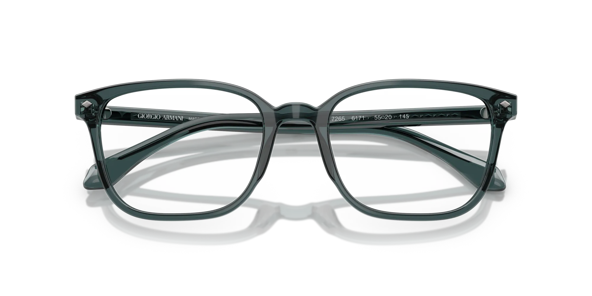 Giorgio Armani AR7265 6171 Montature da vista Acetato Grigio Pillow Normale - immagine 2