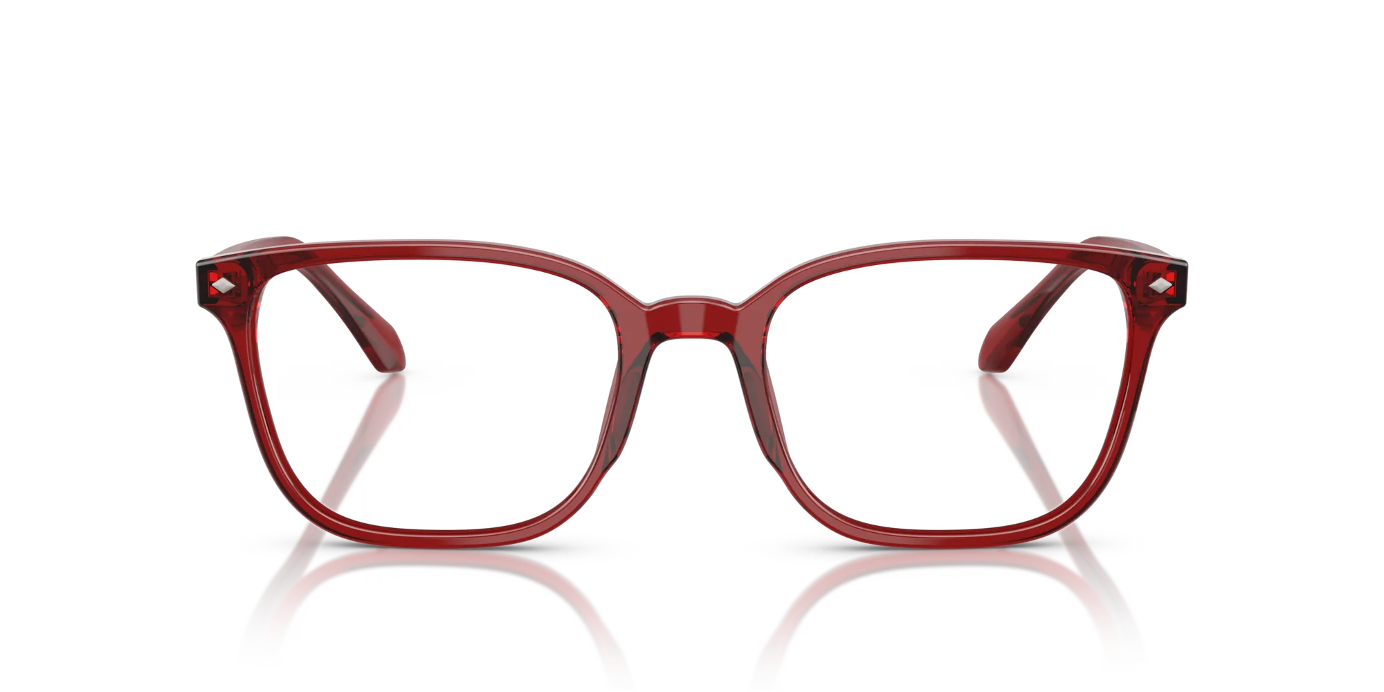 Giorgio Armani AR7265 6170 Montature da vista Acetato Rosso Trasparente Pillow Normale - immagine 3