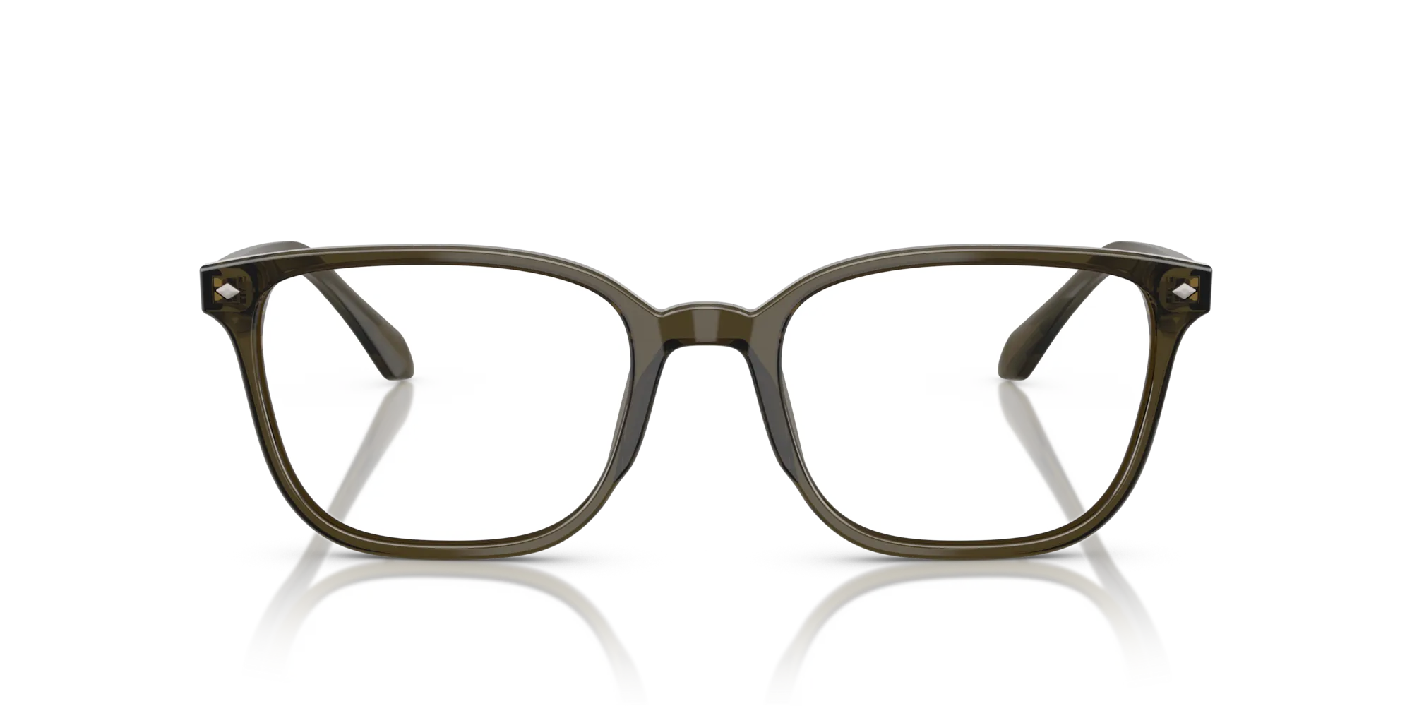 Giorgio Armani AR7265 6169 Montature da vista Acetato Verde Trasparente Pillow Normale - immagine 3