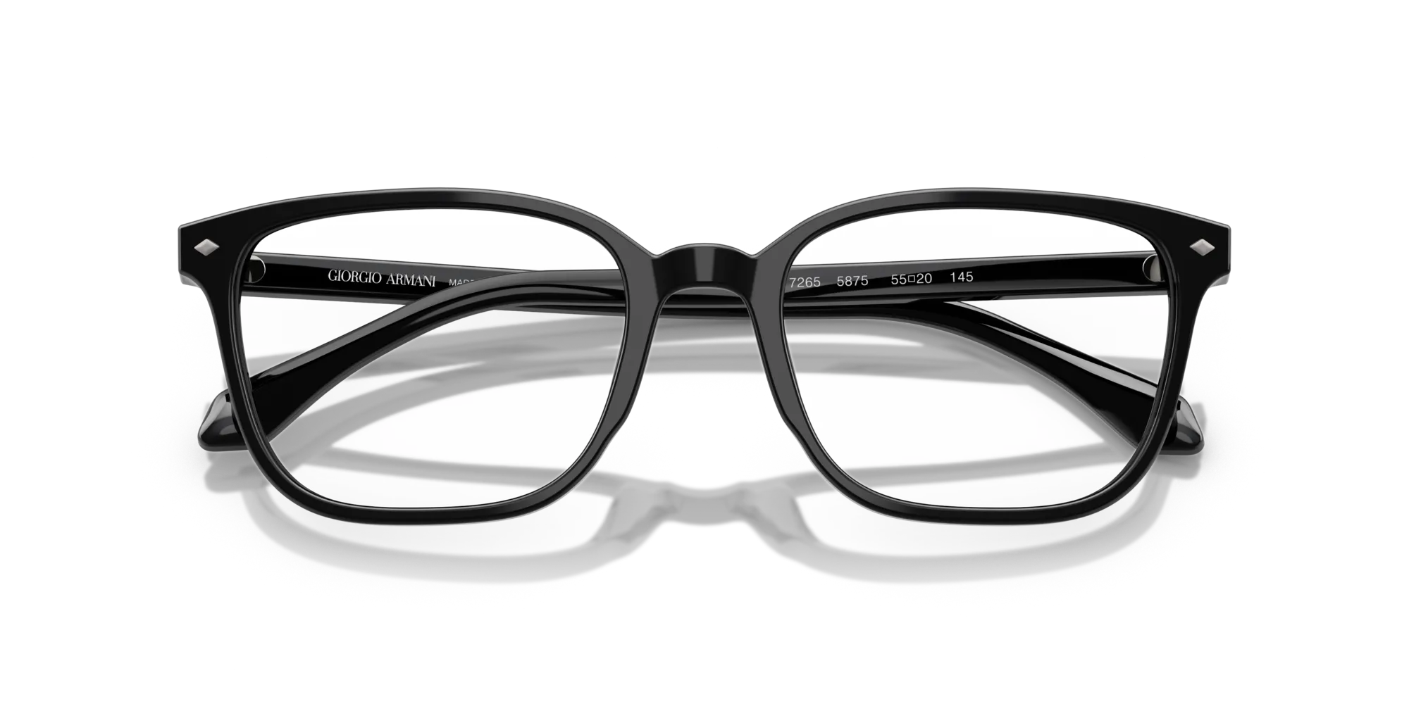 Giorgio Armani AR7265 5875 Montature da vista Acetato Nero Pillow Normale - immagine 2